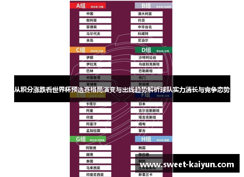 从积分涨跌看世界杯预选赛格局演变与出线趋势解析球队实力消长与竞争态势